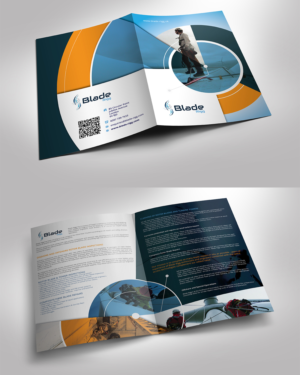 Wind Turbine Blade Repair Brochure | Flyer Design by coo.lt