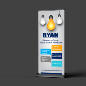 Trade Show Booth Sign Design for Retracting Banner | Signage Design by M K G