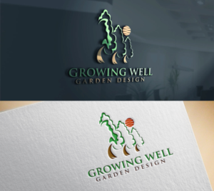 Growing Well garden design | Logo Design by design_ghost 2