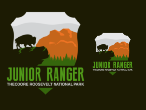 Junior Ranger Theodore Roosevelt National Park | Logo-Design von AFD