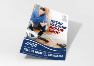 Products & Services Postcard For our Vacuum Repair Store & Carpet Cleaning Company | Flyer Design by - SWING -