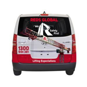 reds global is a crane lease company that leases generators, personell, riggers and dogman  | Advertisement Design by Emmanuel Creations