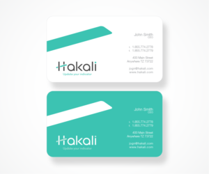 My company's business card design. | Business Card Design by bluejet