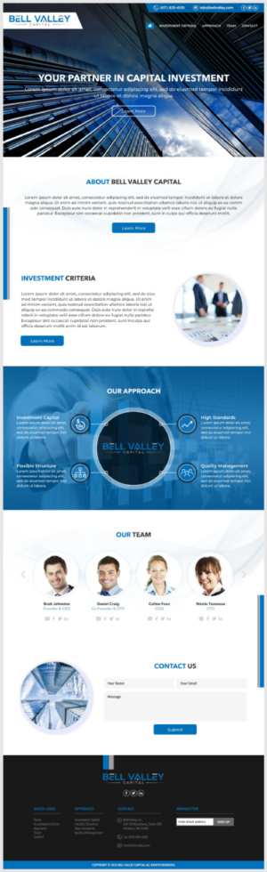 New Wix Website Design Project For New Finance Company | Wix Design by -Marc-