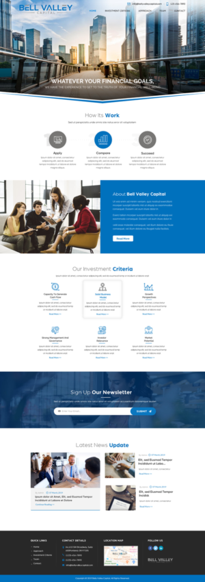 New Wix Website Design Project For New Finance Company | Wix Design by Sbss