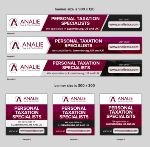 Personal Tax Specialists Banner | Banner-Design von SAI DESIGNS