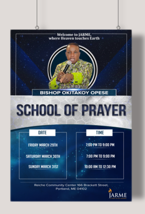 Flyer for the teaching seminar on prayer | Flyer-Design von SAI DESIGNS