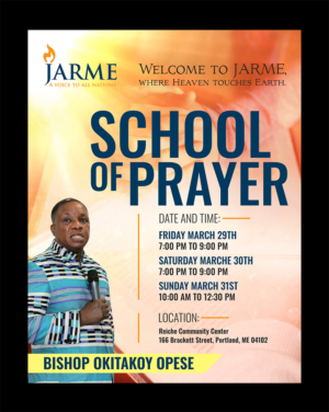 Flyer for the teaching seminar on prayer | Flyer-Design von GLOW