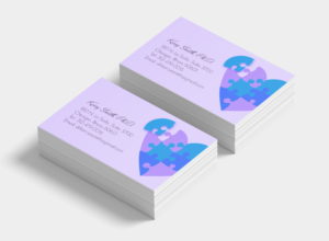 Business Card for a Child Psychologist | Visitenkarten-Design von PND