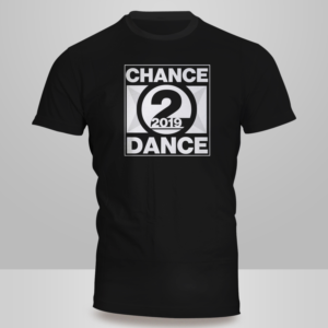 T-shirt design for dance showcase. CHANCE2DANCE 2019 | T-shirt Design by Kero