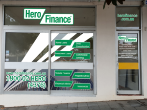 Design a shop front for a mortgage broker | Graphic Design by George_M