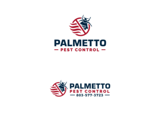 Palmetto Pest Control 803-577-3723 | Logo Design by Ena