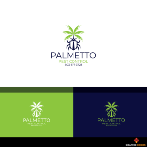 Palmetto Pest Control 803-577-3723 | Logo Design by Graphic Bricks