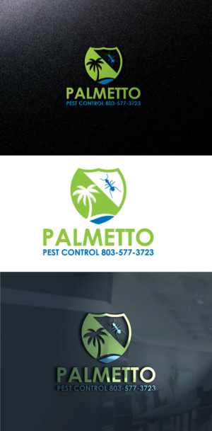 Palmetto Pest Control 803-577-3723 | Logo Design by akterkhadijars