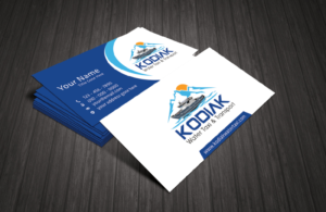 Kodiak Water Taxi and Transport | Business Card Design by sushsharma99