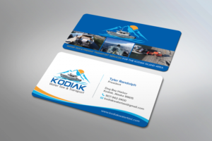 Kodiak Water Taxi and Transport | Business Card Design by MDesign