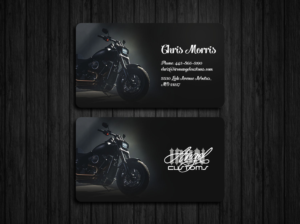 Motorcycle Shop Business Card | Business Card Design by Tripti Ranjan Gain