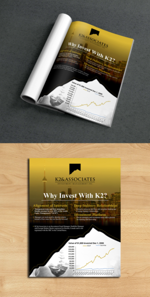 Advertisement Design by ecorokerz for K2 & Associates Investment Management Inc.  | Design #21385255