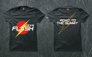 Team Flash Concert T-Shirt Design | T-Shirt-Design von Taho Design