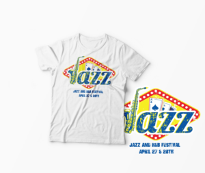 T Shirts For Jazz & R&B Festival | T-shirt Design by RalucaV