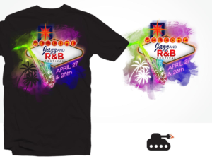 T Shirts For Jazz & R&B Festival | T-shirt Design by ArtTank