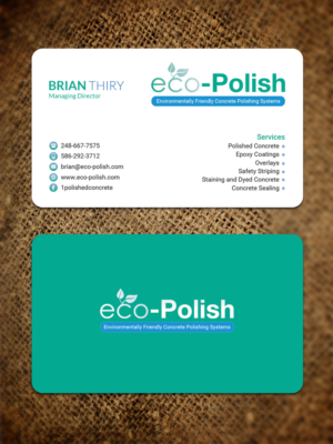 Business card design for an industrial flooring company  | Business Card Design by Sandaruwan