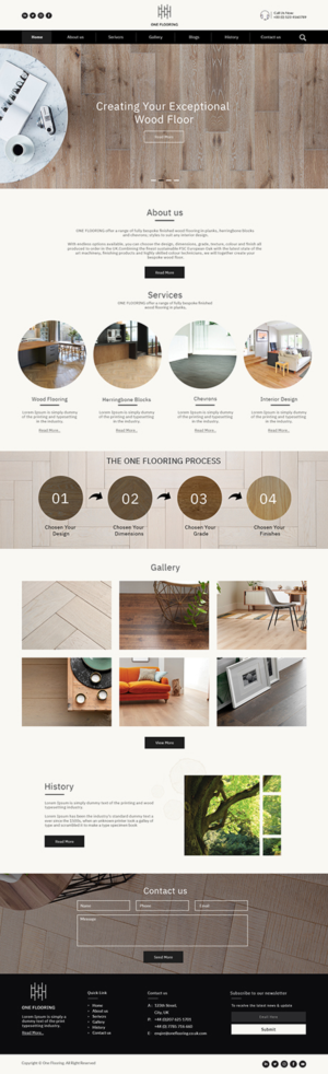 Wooden Floor Website | Web-Design von bdesigner9