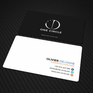 Business Card for 'One Circle' ICT Consulting Company | Business Card Design by Sandaruwan