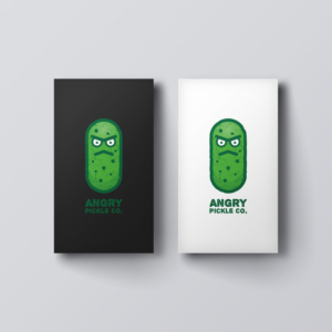 Angry Pickle Co. Attached is what I currently have but would like something unique and cool.  | Logo Design by aquabomb26