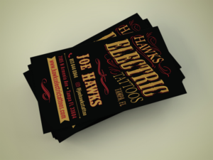 Tattoo Artist needs a personal business card designed | Business Card Design by MDesign