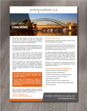 We are growing our coaching practice and need some help creating collateral | Flyer Design by alex989