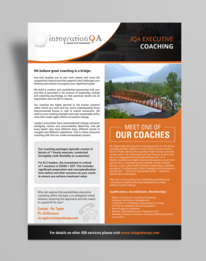 We are growing our coaching practice and need some help creating collateral | Flyer Design by SAI DESIGNS