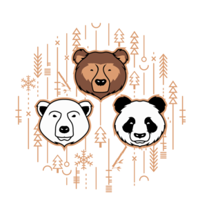 Bear Heads illustration to be printed on tshirts and sold | Illustration-Design von Gabriel T. Marques