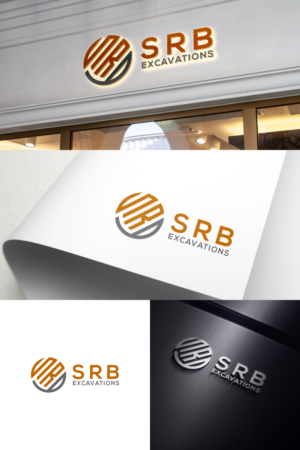 S R B Excavations | Logo Design by untung bertubi-tubi