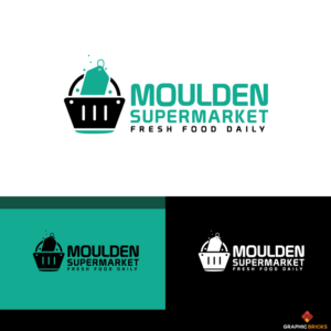 Moulden Supermarket.  Fresh food daily. | Logo Design by Graphic Bricks