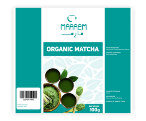 Design a Food Label Card for Matcha Tea Product | Etikett-Design von ammar_ed