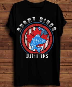 Burnt Birch Outfitters - Walleye shirt  | T-Shirt-Design von creative gravity