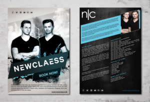 NEWCLAESS / DJ PRESS KIT | Flyer Design by alex989