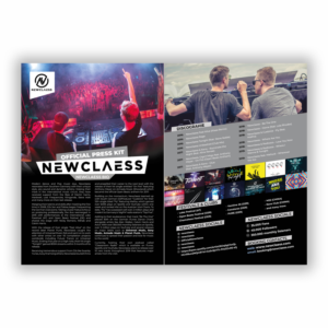 NEWCLAESS / DJ PRESS KIT | Flyer Design by Mariyam Khan