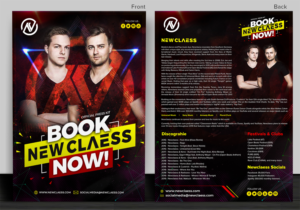 NEWCLAESS / DJ PRESS KIT | Flyer Design by SAI DESIGNS