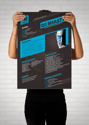 NEWCLAESS / DJ PRESS KIT | Flyer Design by HamzaMalik