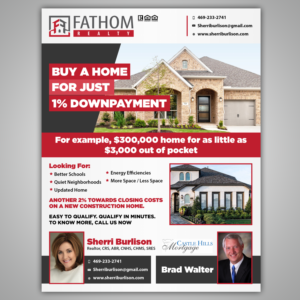 Down Payment Assistance Program | Flyer-Design von Schöpfer