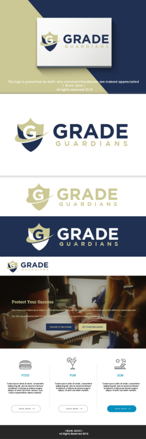 GradeGuardians | Logo Design by Riv.