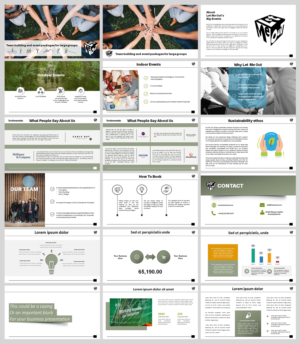 Power Point Template for pdf Brochure | PowerPoint-Design von IndreDesign