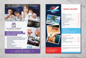 Pharmacy and Travel Clinic Leaflet | Flyer Design by alex989