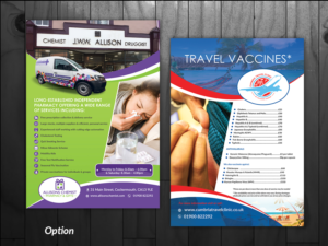 Pharmacy and Travel Clinic Leaflet | Flyer-Design von innovative earth