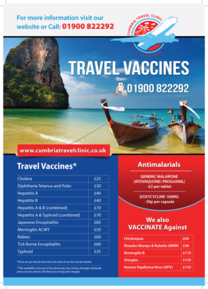 Pharmacy and Travel Clinic Leaflet | Flyer Design by meet007