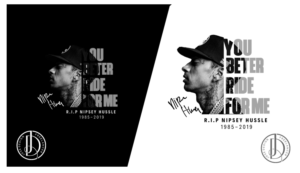 A Nipsey Hussle Tribute T Shirt Design | T-shirt Design by JoseDesign