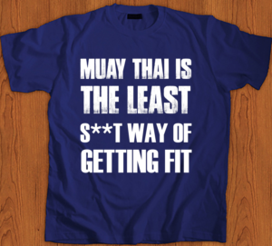 Funny Muay Thai T-Shirt design | Apparel Design by creative gravity