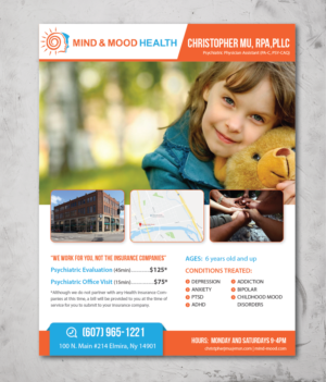 Mind and Mood Health Flyer (new business startup) | Flyer-Design von alex989